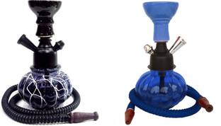 Arsalan Super Exotic Combo 9 inch Glass Hookah