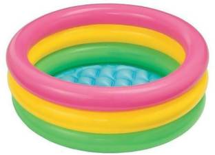 INTEX 2ft Round pool With Air pump SOD Inflatable Swimming Pool