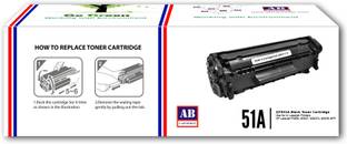 AB CARTRIDGE Compatible 51A / Q7551A Cartridge - For Use in HP LaserJet P3005, M3027 , M3027x , M3035 MFP Black Ink Toner