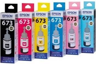 Epson L800 SERIES PRINTER 6 PIECE INK SET Black + Tri Color Combo Pack Ink Cartridge
