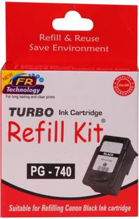 Turbo Ink Refill Kit for Canon PG 740 Cartridge Black Ink Cartridge