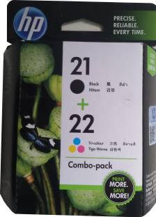HP 21/22  Combo Pack Multicolor Ink Cartridge