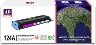 AB CARTRIDGE Compatible 124A / Q6003A Cartridge - For Use In HP Color LaserJet 1600, 2600n Magenta Ink Toner