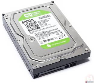 WD Westen Digital 500 GB Desktop Green SATA Internal Hard Disk Drive (HDD) (WD5000AVCS)