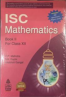 ISC Mathematics Book II for Class XII