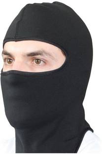 P A Black Bike Face Mask for Men