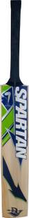 Spartan MS Dhoni RUN Kashmir Willow Cricket  Bat For 15+ Yrs