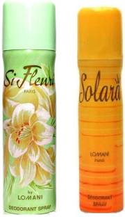 LOMANI Solara & Si Fleuri Deodorant Spray  -  For Women