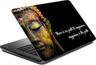 Vprint Buddha Vinyl Laptop Skin Compatible for 14 inch