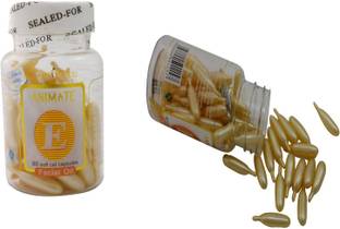 Animate 60 Vitamin E Facial Capsules Oil