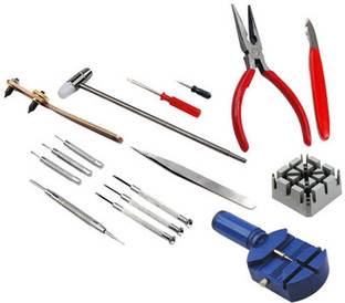 DIY Crafts 16 Pcs Set Adjust Pin Tools Kit Back Remover Repair Kits Wrist Strapm 16 Pcs Set Adjust Pin Tools Kit Back Remover Repair Kits Wrist Strapm