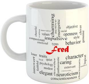 EMERALD Good Personality for Fred Ceramic Coffee Mug