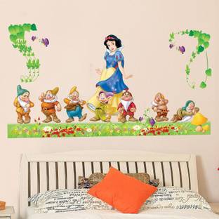Oren Empower 90 cm Snow White Removable Fairies Wall Sticker For Girls Self Adhesive Sticker