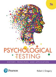 Psychological Testing  - History, Principles, and Application Seventh Edition