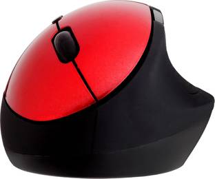 Portronics POR-688 Ergonomic Wireless Mouse with Optical sensor Adjustable DPI High Speed Mouse, Compatible with XP/ Vista/ 7/ 8, Mac OS and Linux Wireless Ambidextrous Optical  Gaming Mouse