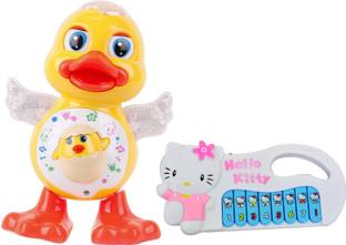 TechHark Dancing Duck With Hello kitty Little Piano