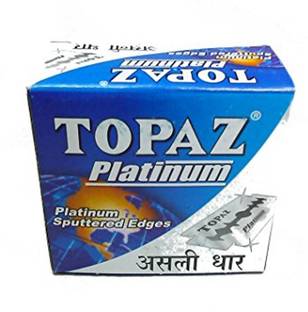 TOPAZ 150 blade Razor's Blades Platinum Sputtered Edges (10 tucks of 10 blades each)