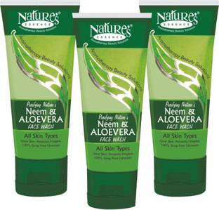 Nature's Essence Neem and Aloveera facewash (pack of 3)
