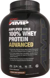 GNC AMP Amplified Gold 100% Whey Protein