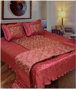 Chelsi Satin Double King Sized Bedding Set