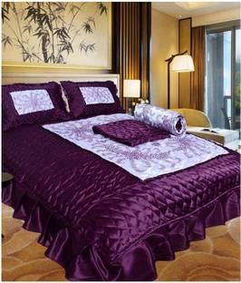 Chelsi Satin Double King Sized Bedding Set