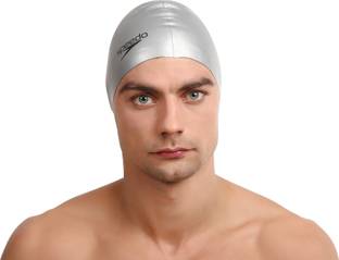 SPEEDO Unisex-Adult Plain Flat Silicone Swimming Cap