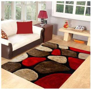 Ville Style 4 ft  X 6 ft Polyester Carpet