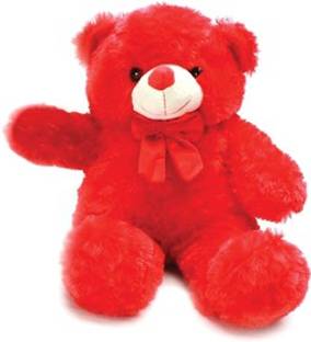 ANSH Soft Toy Red Bear Bride  - 70 cm