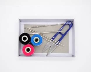 ecaart Thread Trimmer/Needle/Silk Embroidery Thread for hand made embroidery Kit Sewing Kit