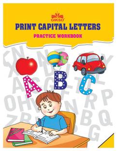 Print Capital Letters (Practice Workbook) For Kids - Age 3 to 6 years