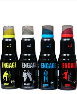 Engage Urge, Rush, Frost, Mate Perfume Body Spray  -  For Men