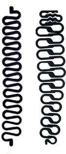 Kelley New Design 2 Pieces French Hair Braid Tool Magic Twist Styling Holder Clip Roller Hook Hair Accessory Set