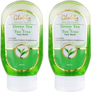 Globus Remedies Green Tea & Tea Tree  Face Wash