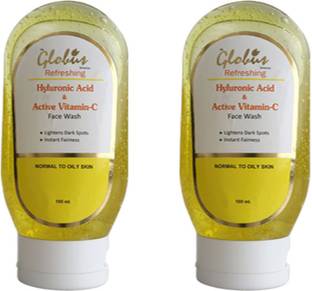 Globus Remedies Hyluronic Acid & Active Vitamin C Face Wash