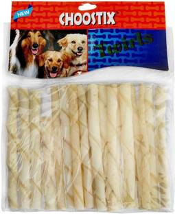 Choostix Twirls Chicken Dog Treat