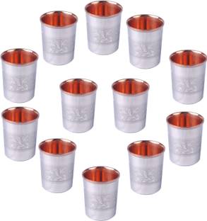 Shivshakti Arts (Pack of 12) C-225-12 Glass Set Water/Juice Glass