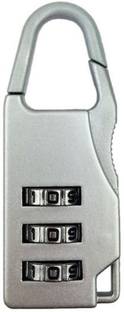 PH Artistic 3 Digit Re-settable Code Number Combination Suitcase Bag lock Padlock