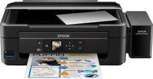 Epson L485 Multi-function WiFi Color Ink Tank Printer (Color Page Cost: 18 Paise | Black Page Cost: 7 Paise)