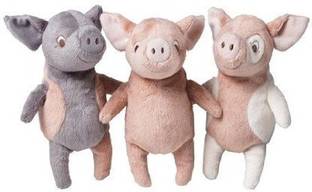 IKEA Kelgris 3 Little Pigs Soft Plush Toy Bundle  - 3.4 inch