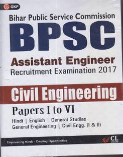 Bpsc (Bihar Public Service Commission) Civil Engineering Paper I to vi