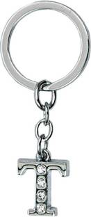 GCT Alphabet Letter T Metal Design-KC43 Key Chain