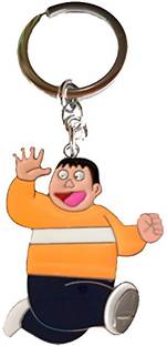 GCT Doraemon Doremon Character Takeshi Gian Gouda Metal Design-1 Key Chain