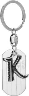 GCT Alphabet Letter K Metal Design-KC40 Key Chain