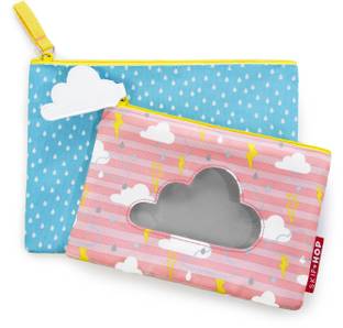 SKIP HOP Forget Me Not Cloud Art Artificial Leather Pencil Boxes