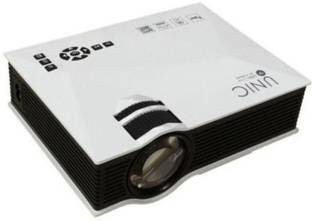 UNIC UC46 Plus with USB/HDMI/VGA/WIFI Miracast DLNA Airplay 1200 lm LED Corded Portable Projector