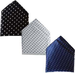 LOOPA Polka Print Polycotton Pocket Square