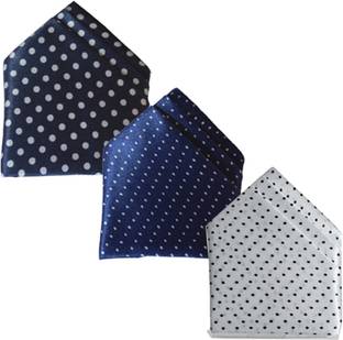 LOOPA Polka Print Polycotton Pocket Square