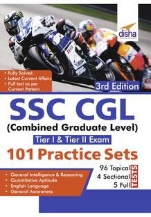 SSC CGL (Combined Graduate Level Tier I & Tier II) Exam 101 Practice Sets 3rd Edition