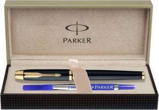 Parker Odyssey Laque Black Gold Trim Roller Ball Pen