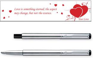 PARKER parker vector stainless steel CT roller ball pen ( M-3 ) Roller Ball Pen